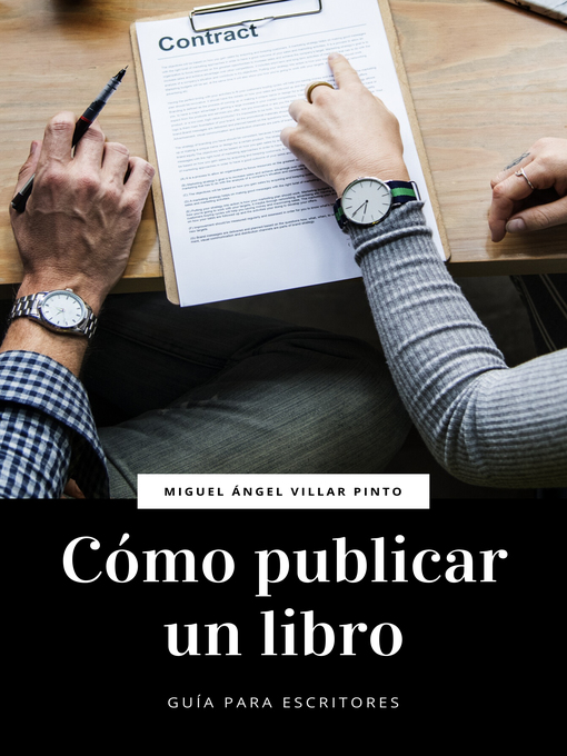 Title details for Cómo publicar un libro by Miguel Ángel Villar Pinto - Available